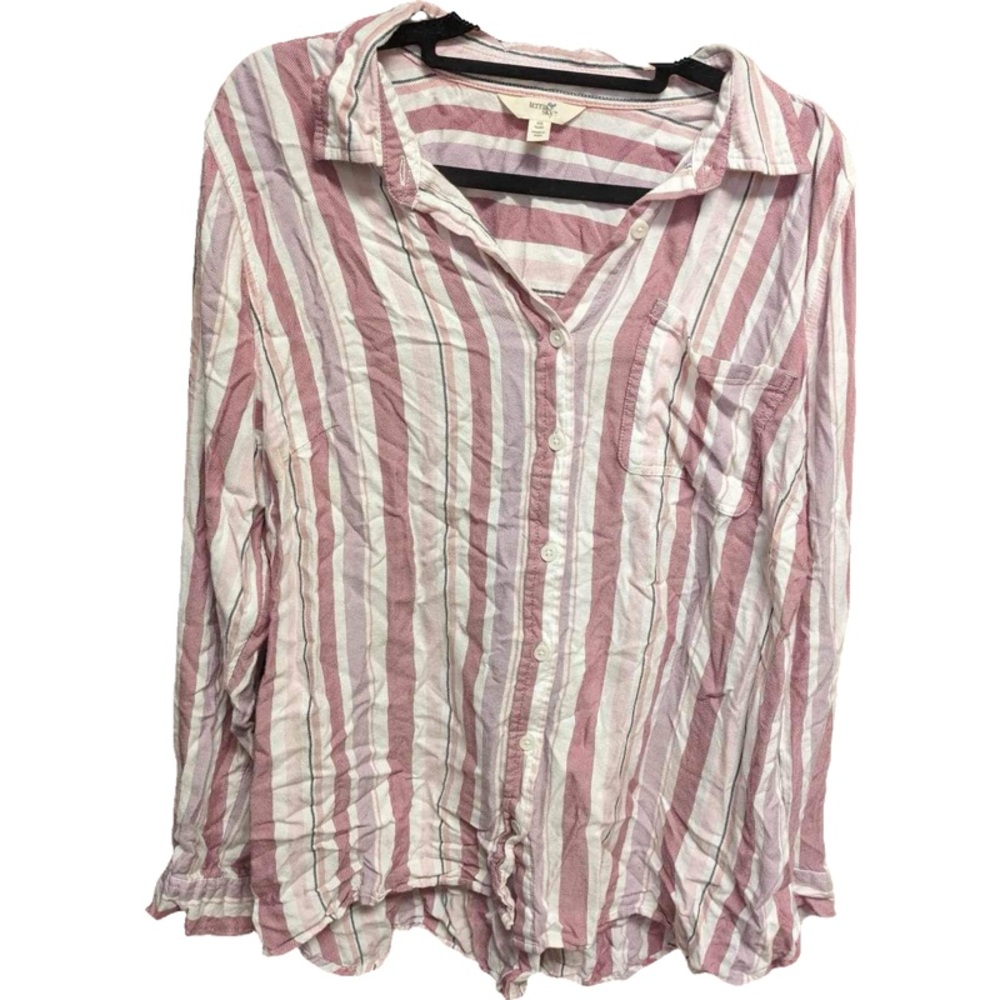 Pink striped shirt